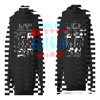 Life Is Better With A Chad Name Chad T-Shirt Sweatshirt Unisex | Mazezy