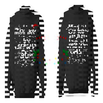 Most Likely To Dance With Santa Christmas Matching Family Sweatshirt | Seseable UK