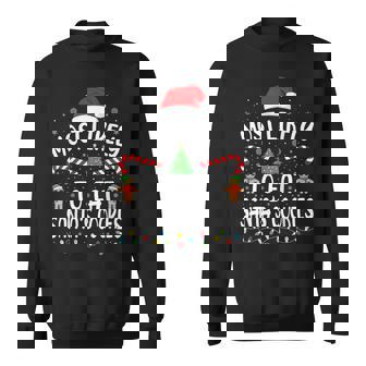 Most Likely To Eat Santa's Cookies Family Matching Xmas Sweatshirt Unisex | Mazezy