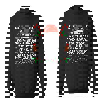 Most Likely To Eat Santa's Cookies Christmas Sweatshirt - Monsterry