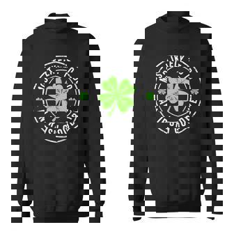 Most Likely To Do An Irish Goodbye St Patrick Sweatshirt - Thegiftio