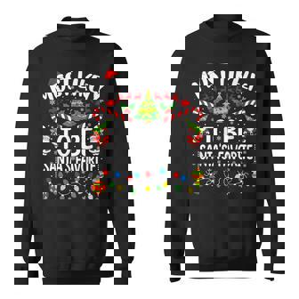 Most Likely To Be Santa's Favorite Family Matching Christmas Sweatshirt | Seseable CA