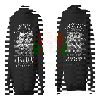 Line Dance And Be Merry Elf Dancers Christmas Dancing Sweatshirt | Seseable CA