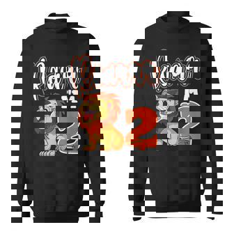 Lion 2nd Birthday Roar Party Safari Jungle Zoo Adventure Sweatshirt Unisex | Mazezy