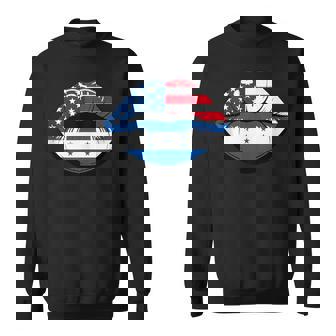 Lips Half American Honduran Roots Honduras USA America Tank Top Sweatshirt Unisex | Mazezy