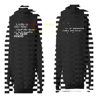 Literally No One Me Let’s Talk Australian Rules Football Tank Top Sweatshirt Unisex | Mazezy