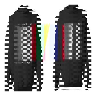 Lithuania Thailand Half Flag Lithuanian Thai Roots Sweatshirt Unisex | Mazezy