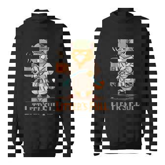 Litter’S Full Cat Parody Cat Sweatshirt | Mazezy