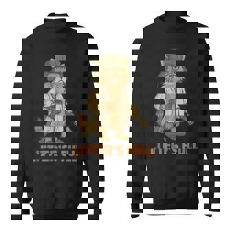 Litter's Full Christmas Vacation Cat Sweatshirt | Mazezy