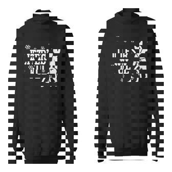 Litter's Full Cat Christmas Parody Meme For Xmas Humor Sweatshirt | Mazezy