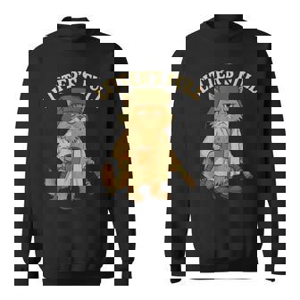 Litter’S Full Cat Lovers Christmas Xmas Grumpy Humor Sweatshirt | Mazezy