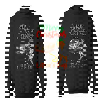 Litter's Full Merry Christmas Cat Lovers Holidays Xmas Sweatshirt | Mazezy