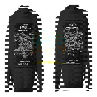 London Underground Mind The Gap Map England Uk 電車管 スウェットシャツ - Kawaiitshirt