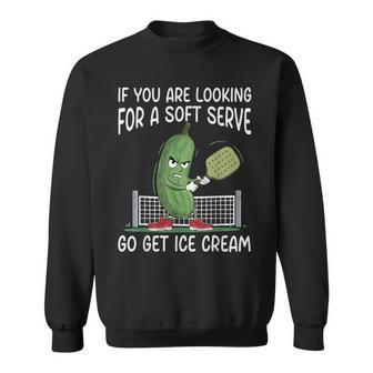 If You Are Looking Soft Serve Go Get Some Ice Cream Sweatshirt - Thegiftio UK