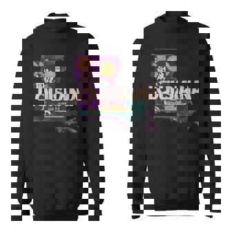 Louisiana State Of Louisiana Retro Louisiana Sweatshirt | Mazezy