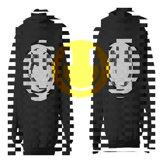 Love The 90年代レトロビンテージヘッドホン スマイルグランジミュージックdj スウェットシャツ - Kawaiitshirt