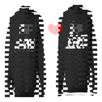 I Love Ami 私は愛する Ami スウェットシャツ - Kawaiitshirt