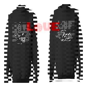 Love Bug Couples Cupid Heart Valentines Day Sweatshirt Unisex | Mazezy