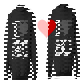 I Love Heart South Carolina SC Tank Top Sweatshirt Unisex | Mazezy