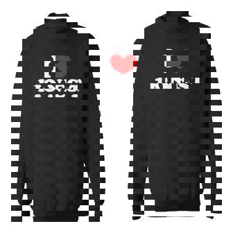 I Love Honest 私は愛する Honest スウェットシャツ - Kawaiitshirt