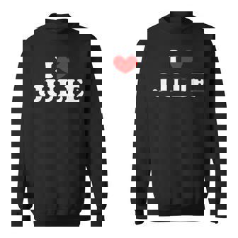 I Love Julie 私は愛する Julie スウェットシャツ - Kawaiitshirt