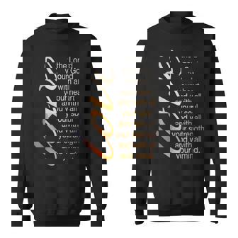 Love The Lord With All Your Heart 聖書の言葉 スウェットシャツ - Kawaiitshirt
