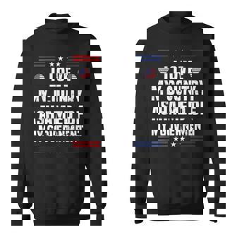 I Love My Country Ashamed Of My Government Usa 愛国的 スウェットシャツ - Kawaiitshirt