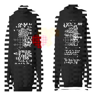 I Love My Job For All The Little Reasons バレンタインハート スウェットシャツ - Kawaiitshirt