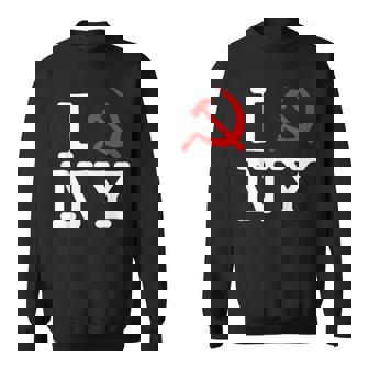 I Love New York Red Zohran I Heart New York Sweatshirt Unisex | Mazezy