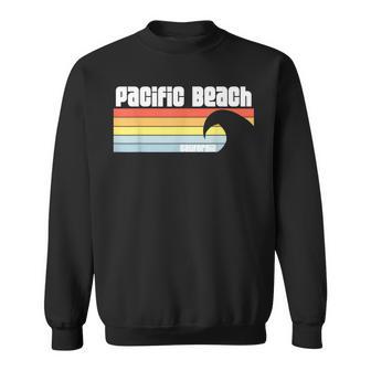 I Love Pacific Beach California Ca パシフィックオーシャンウェーブ スウェットシャツ - Kawaiitshirt