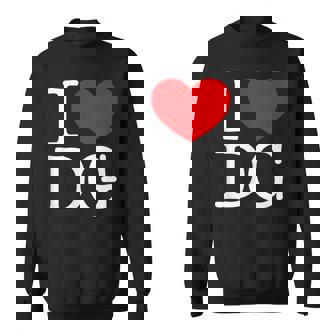 I Love ハート Dg スウェットシャツ - Kawaiitshirt