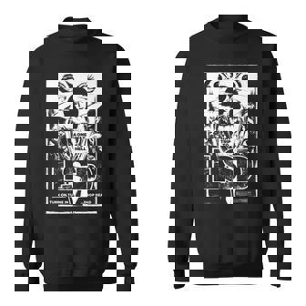 Lsd ヒステリア – レトログラインドハウスb-ムービーアート 長袖tシャツ スウェットシャツ - Kawaiitshirt