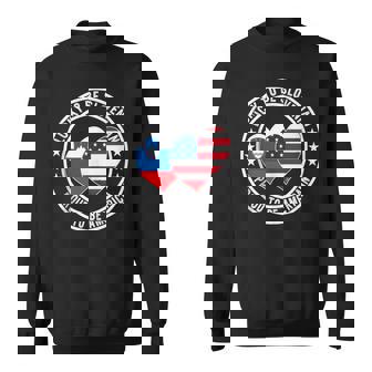 Lucky To Be Slovenian Proud To Be American Slovenia USA Flag Tank Top Sweatshirt Unisex | Mazezy