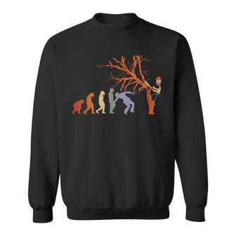 Lumberjack Evolution Landscaping Carpenter Chainsaw Sweatshirt Unisex | Mazezy