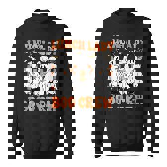 Lunch Lady Boo Crew Ghost Chef Cafeteria Worker Staff Sweatshirt | Seseable FR