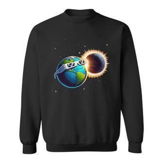Lunettes Fantaisistes Pour Observer L'éclipseolaire De La Terre 2024 Sweater e - Cadeauxyz