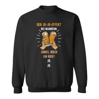 Lustiger Bierpruch Jungs Noch Ein Bier Jo Effektaufen Sweatshirt - Geschenkecke