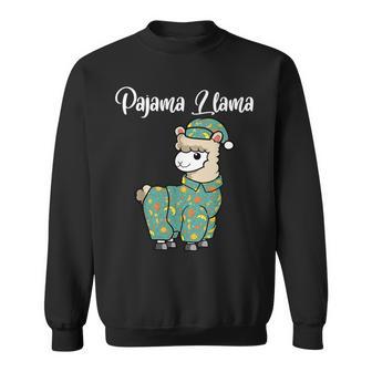 Lustiges Lama Pyjamachlafenszeit Lama Pyjama Alpaka Sweatshirt - Geschenkecke