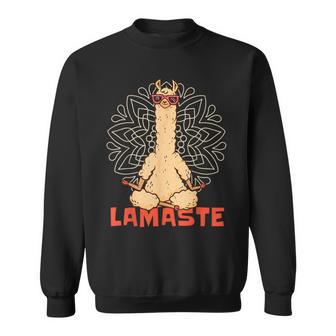 Lustiges Lama-Yoga-Lamaste-Namaste-Meditation Sweatshirt - Geschenkecke
