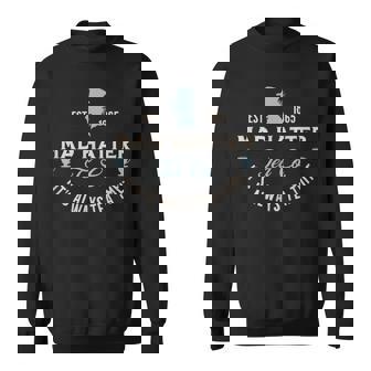 Mad Hatter Alice In Wonderland Book Lover Sweatshirt | Seseable FR