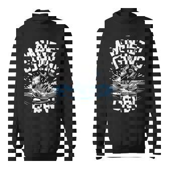 Magnet Fishing Crew Anchor Splash Treasure Adventure Sweatshirt Unisex | Mazezy