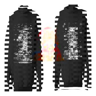 Maine Coon Santa Claus Costume Maine Coon Xmas Sweatshirt Unisex | Mazezy