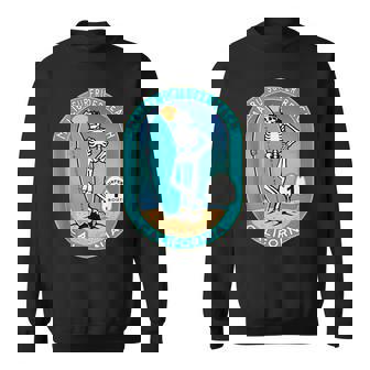 Malibu-Surfrider Beach California Route 1 Skeleton Surfer Tank Top Sweatshirt Unisex | Mazezy