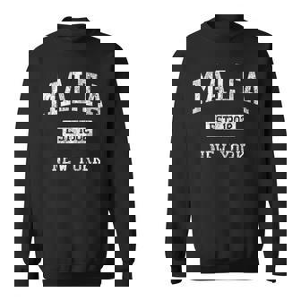 Malta NY J04 Vintage Athletic Sports Tank Top Sweatshirt Unisex | Mazezy