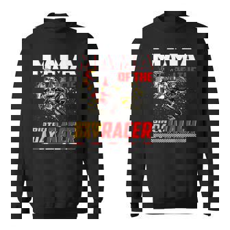 Mama Of The Birthday Racer Dirt Bike Motocross Theme Sweatshirt Unisex | Mazezy