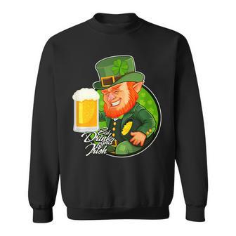 Mangez Buvez Etoyez Irlandais Farfadet De La Sweater e - Cadeauxyz