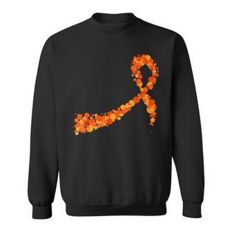 In March We Wear Orange Ribbon Multiple Sclerosis Awareness Sweatshirt - Thegiftio UK