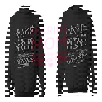 Marine Mom Most People Never Their Heroes Sweatshirt Unisex | Mazezy