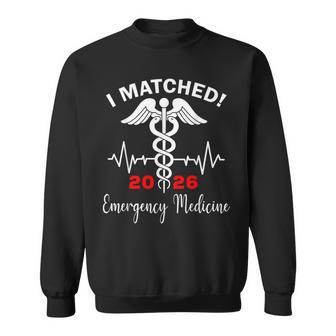 I Matched Emergency Medicine Match Day 2026 Residency Sweatshirt - Thegiftio UK
