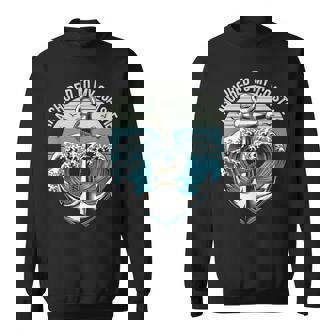 Matching Couple Boating Cruising Anchored To My Coastie Sweatshirt Unisex | Mazezy